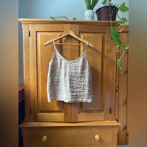 Not Perfect Linen Tank Top
